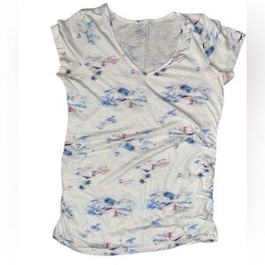 Motherhood/ Maternity old navy Women's Printed V-Neck Top S/P